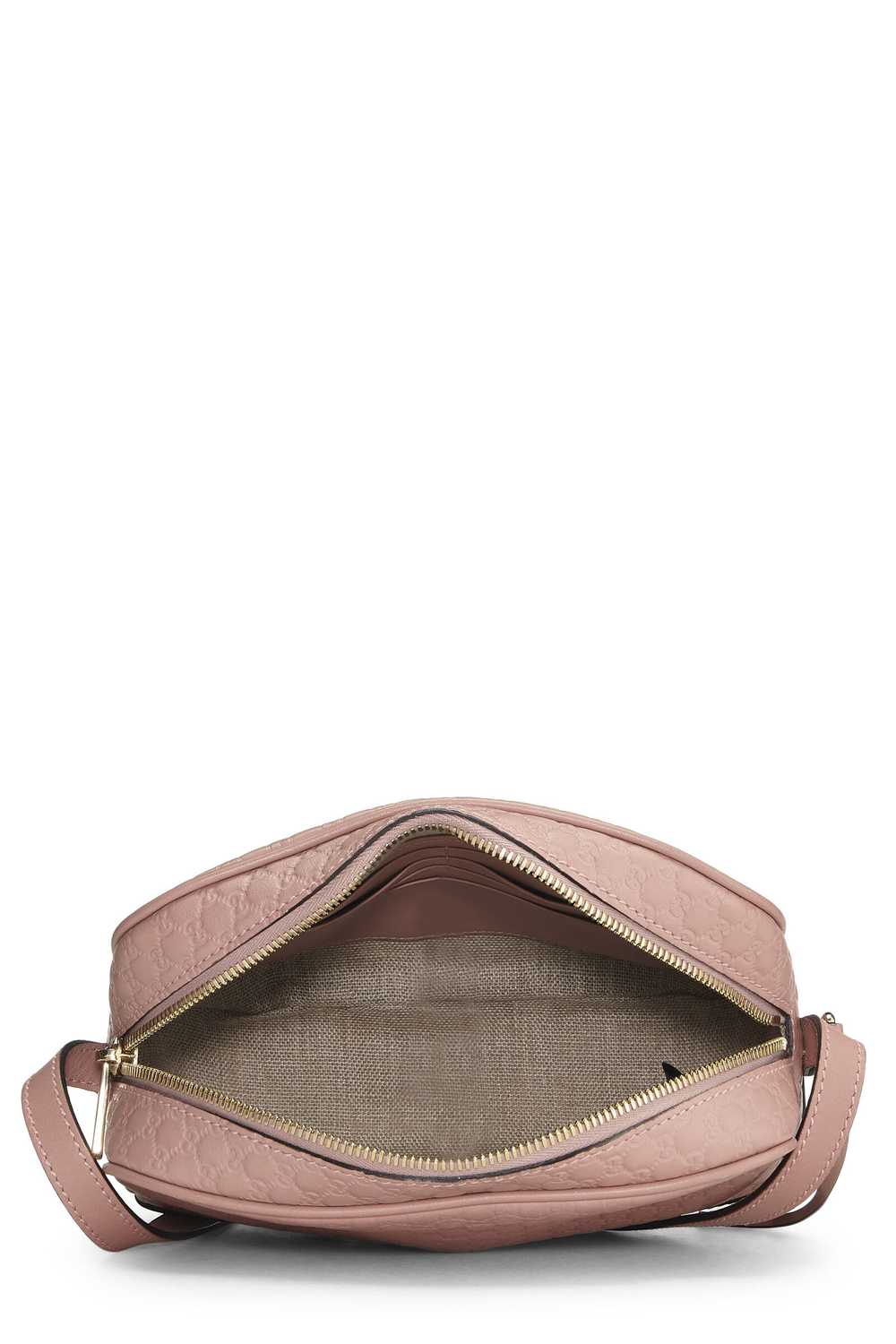 Pink Microguccissima Leather Bree Crossbody Send … - image 6