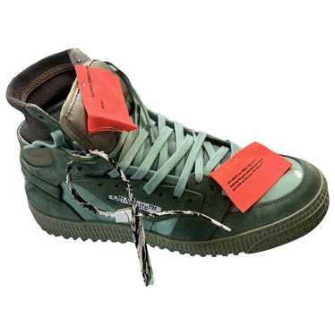 Off White X Vlone Leather high trainers - image 1