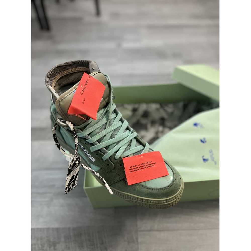 Off White X Vlone Leather high trainers - image 3