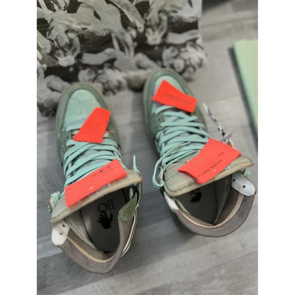 Off White X Vlone Leather high trainers - image 4