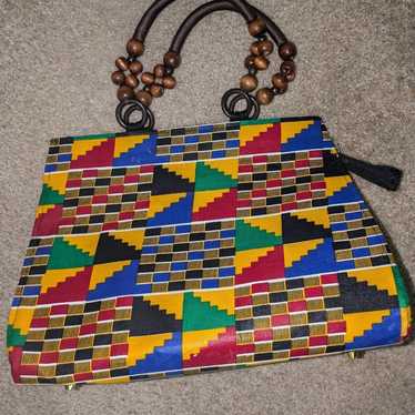 African print design bag