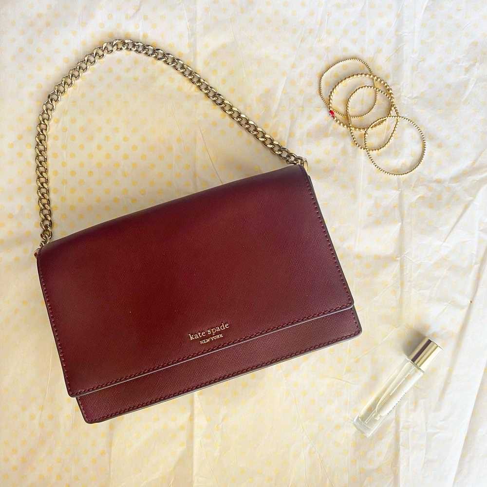 Kate Spade Burgundy Crossbody - image 2