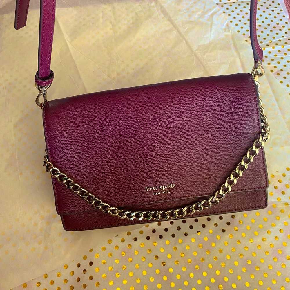 Kate Spade Burgundy Crossbody - image 3