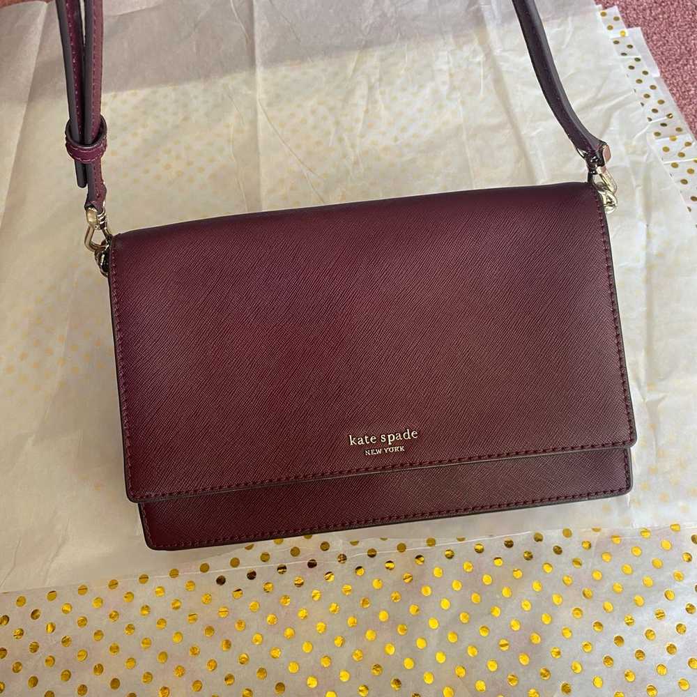 Kate Spade Burgundy Crossbody - image 7