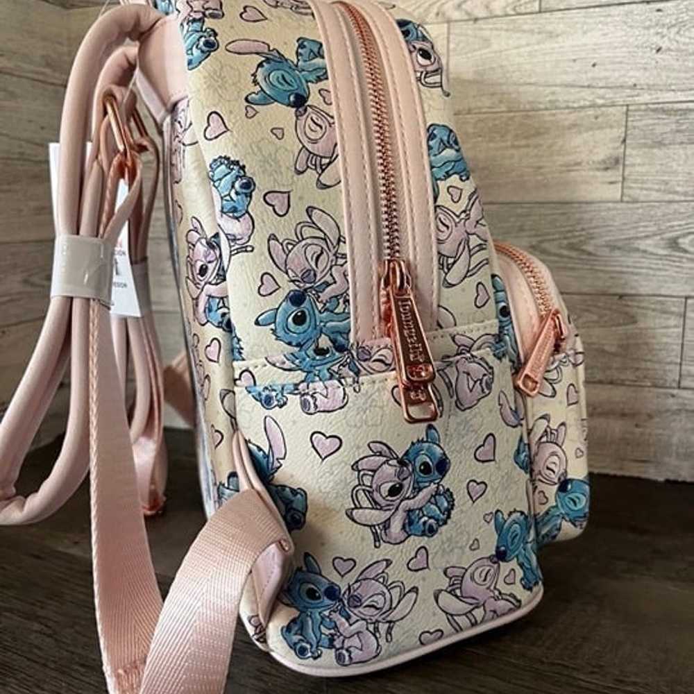 Disney Loungefly Stitch and Angel backpack NWT - image 4