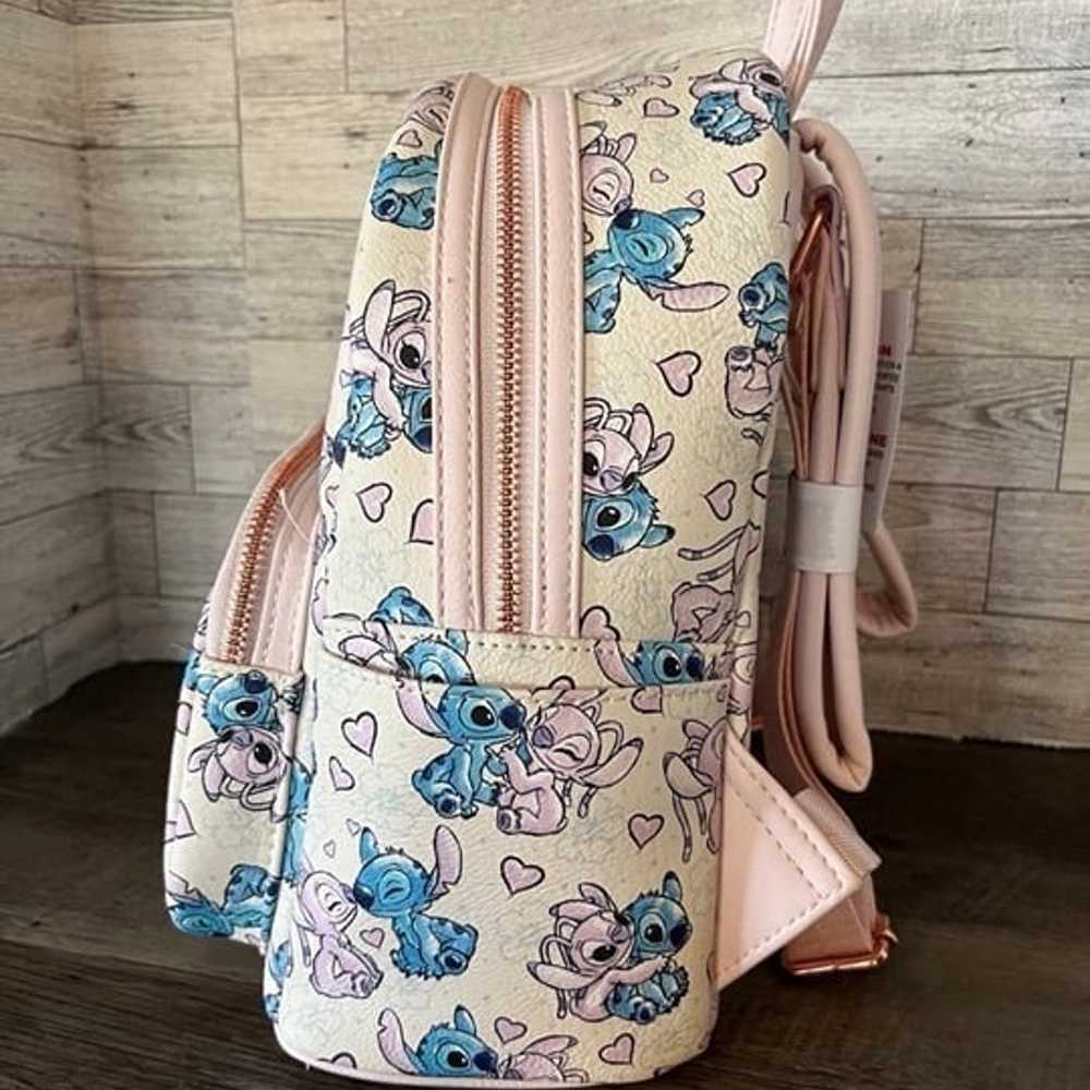 Disney Loungefly Stitch and Angel backpack NWT - image 5