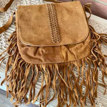 Leather Fringe Purse BRAND NEW