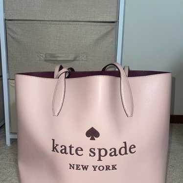 Kate Spade glitter reversible large tote