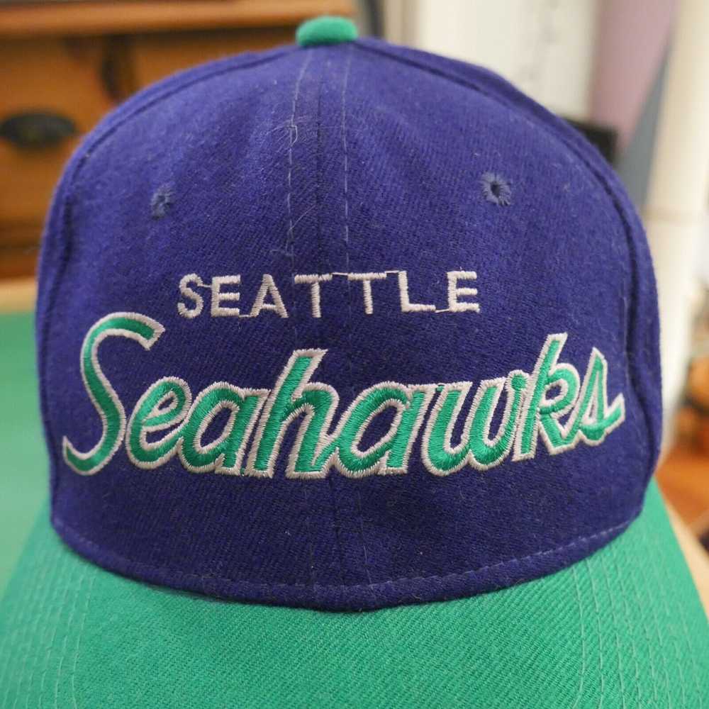 Sports Specialties Vtg Seattle Seahawks Script Sp… - image 2