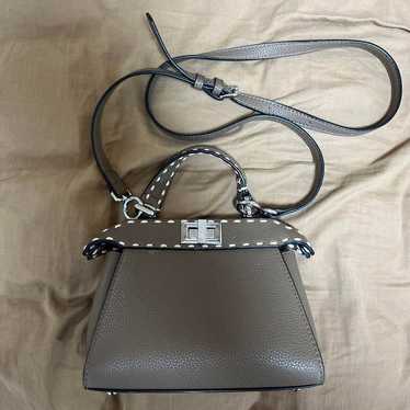 Genuine leather shoulder bag