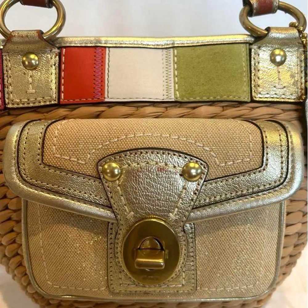 COACH Coach Cage Bag Handbag Multicolor - image 4