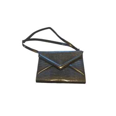 Vintage black envelope purse Mary McFadden