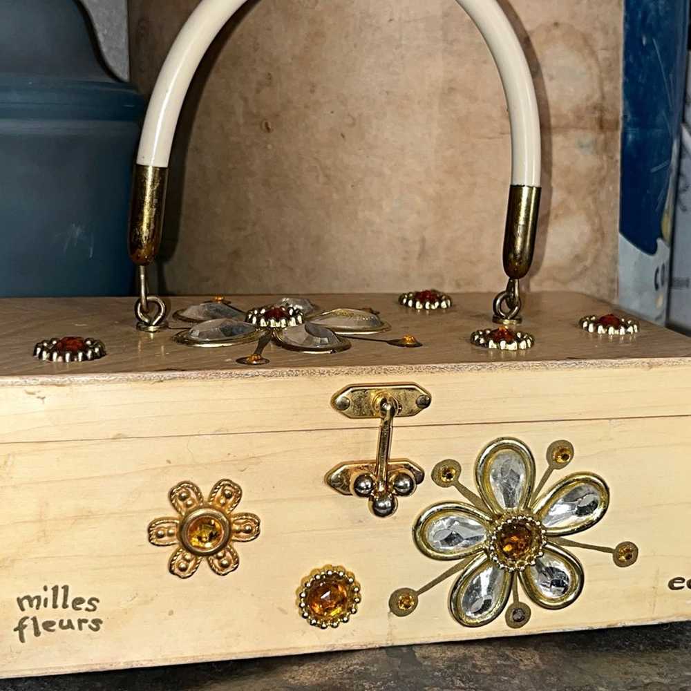 Enid Collins of Texas Box Bag 1960s  Mille Fleurs… - image 1