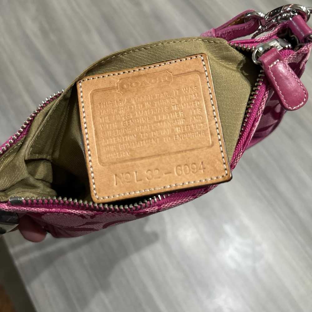 Coach demi bag in signature jacquard Pink - image 2