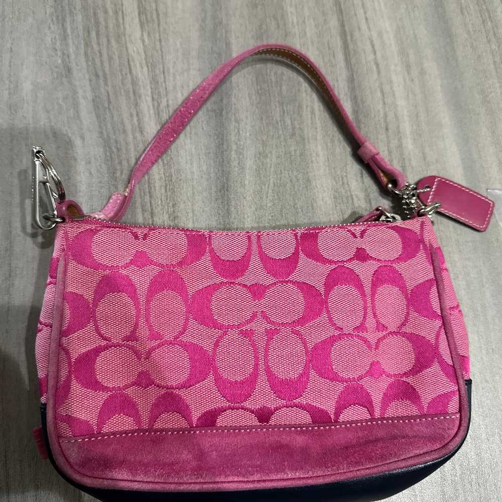 Coach demi bag in signature jacquard Pink - image 4