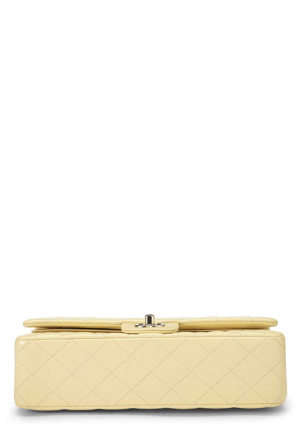 Yellow Calfskin Classic Double Flap Medium Send i… - image 5