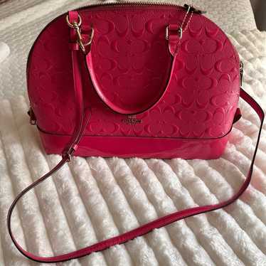 Coach hot pink purse