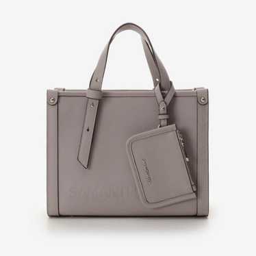 SAMANTHAVEGA Simple Horizontal Tote Gray - image 1