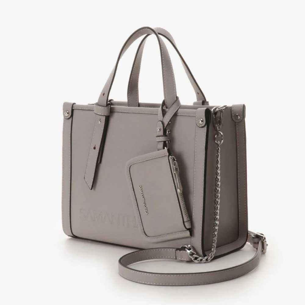 SAMANTHAVEGA Simple Horizontal Tote Gray - image 2