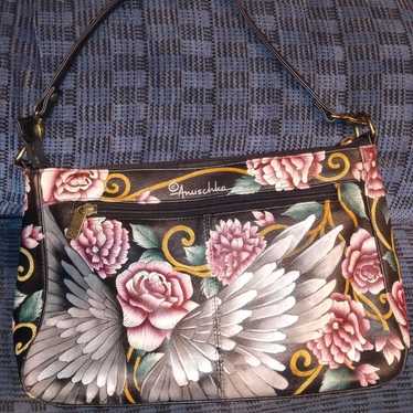 Anuschka hand painted leather purse