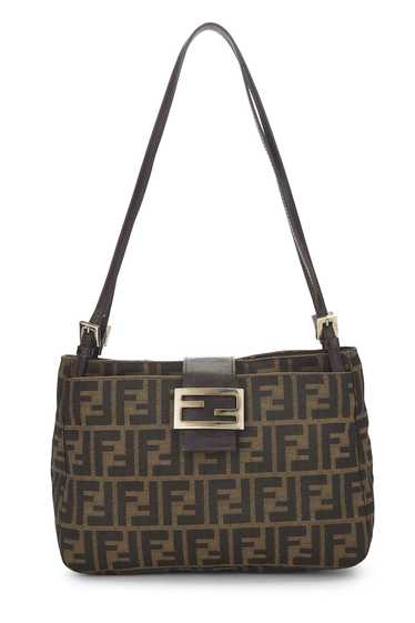 Brown Zucca Canvas Shoulder Bag Send in SMS Send … - image 1