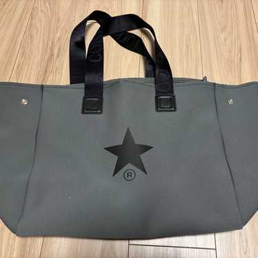 CONVERSE TOKYO Logo Handle Neoprene Tote Gray - image 1