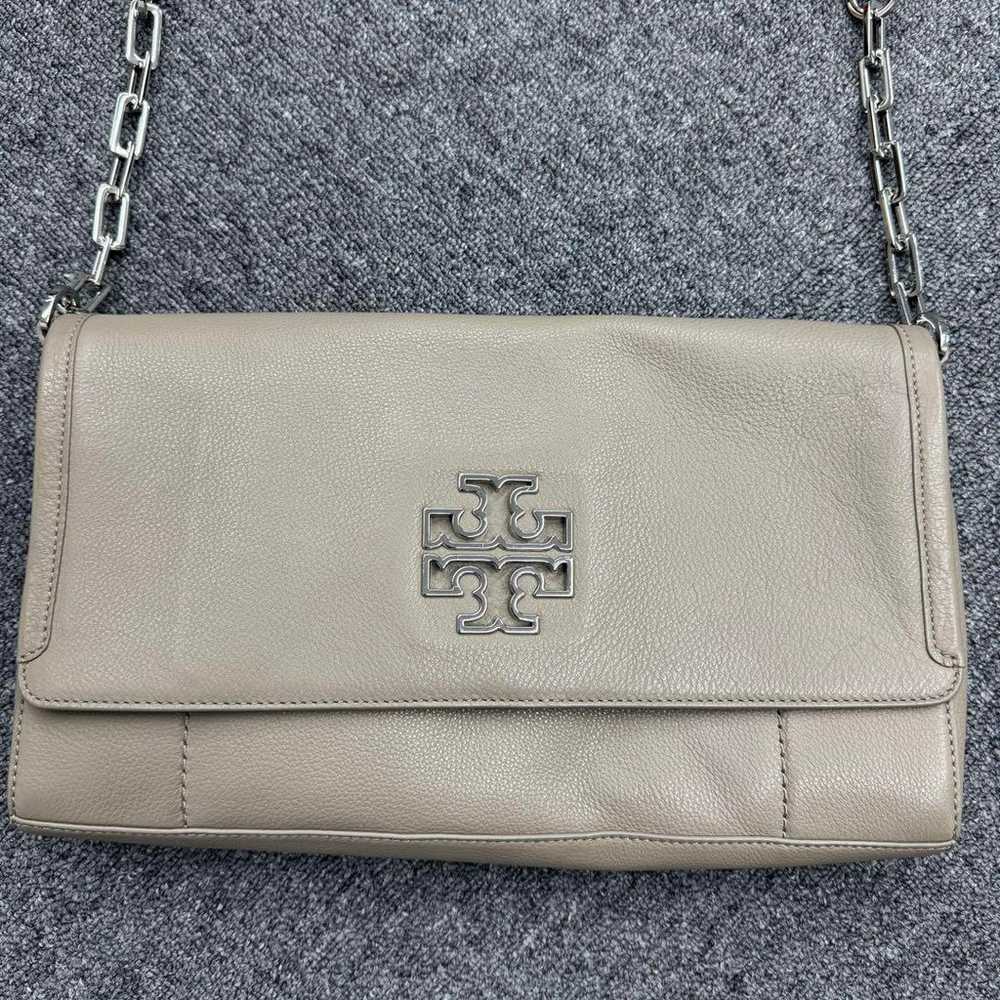 Tory Burch Beige Leather Shoulder Bag - image 3