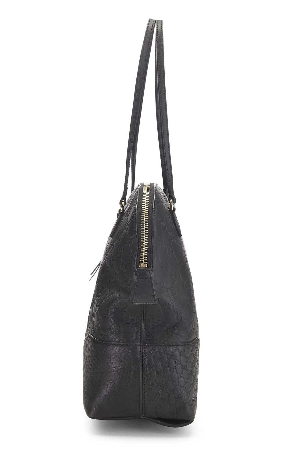 Black Microguccissima Leather Bree Tote Send in S… - image 3