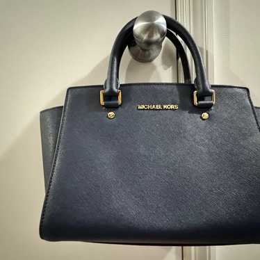 Michael Kors Selma Saffiano Leather Satchel - image 1