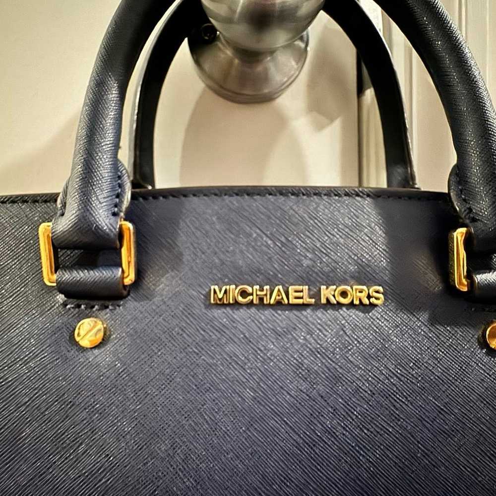 Michael Kors Selma Saffiano Leather Satchel - image 2