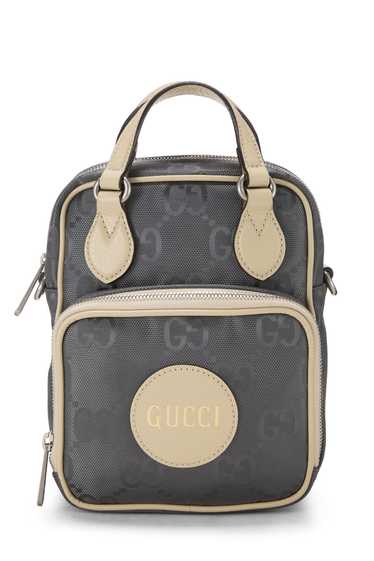 Grey GG Nylon Off the Grid Shoulder Bag Send in SM