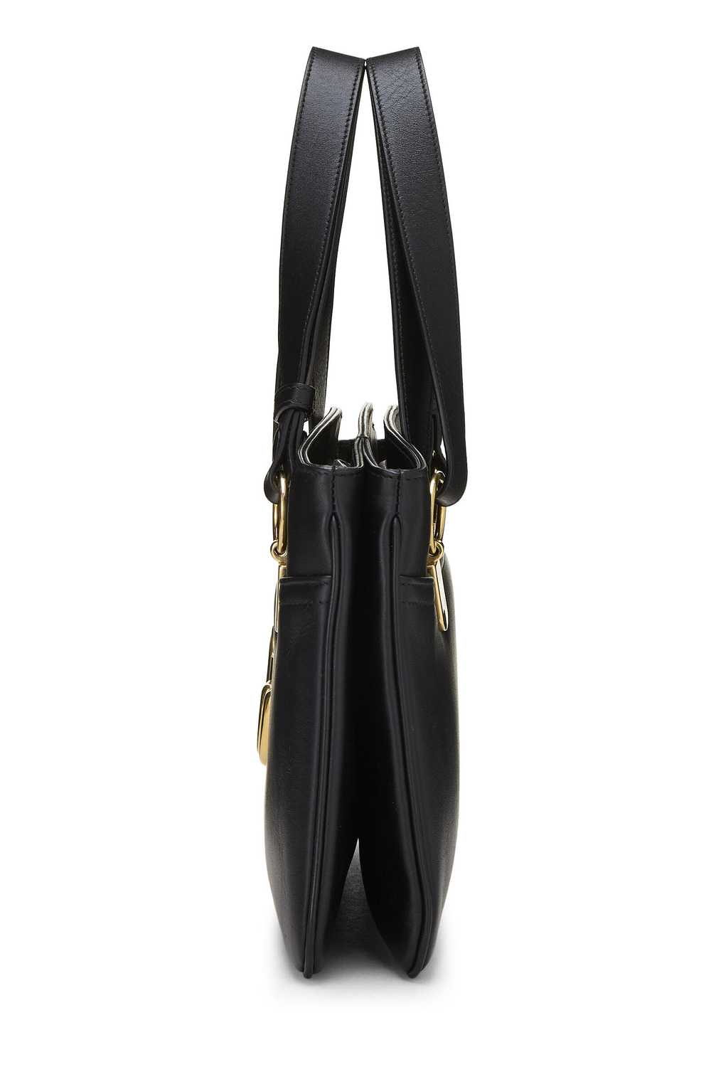 Black Leather Arli Shoulder Bag Send in SMS Send … - image 3