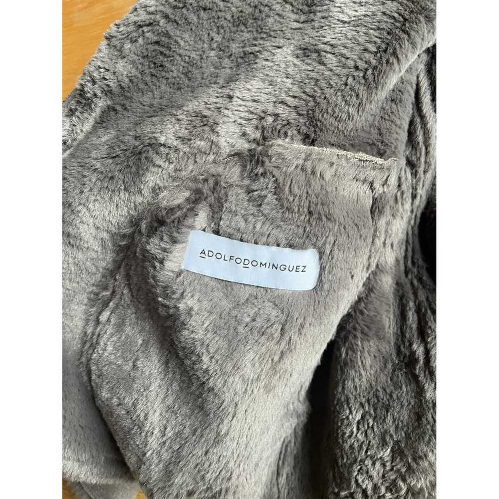 Adolfo Dominguez Faux fur coat - image 2