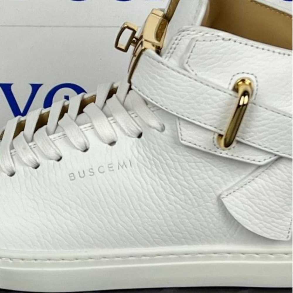 Buscemi Leather trainers - image 8