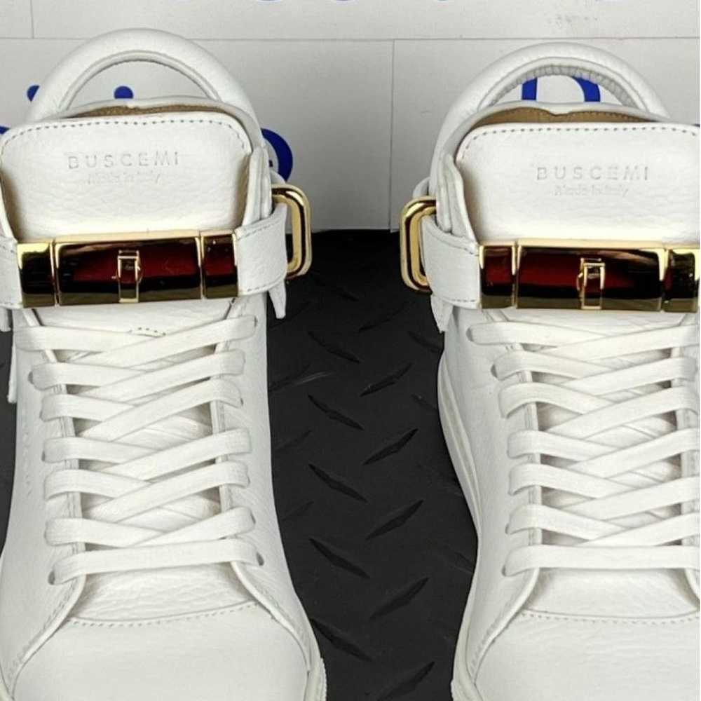 Buscemi Leather trainers - image 9