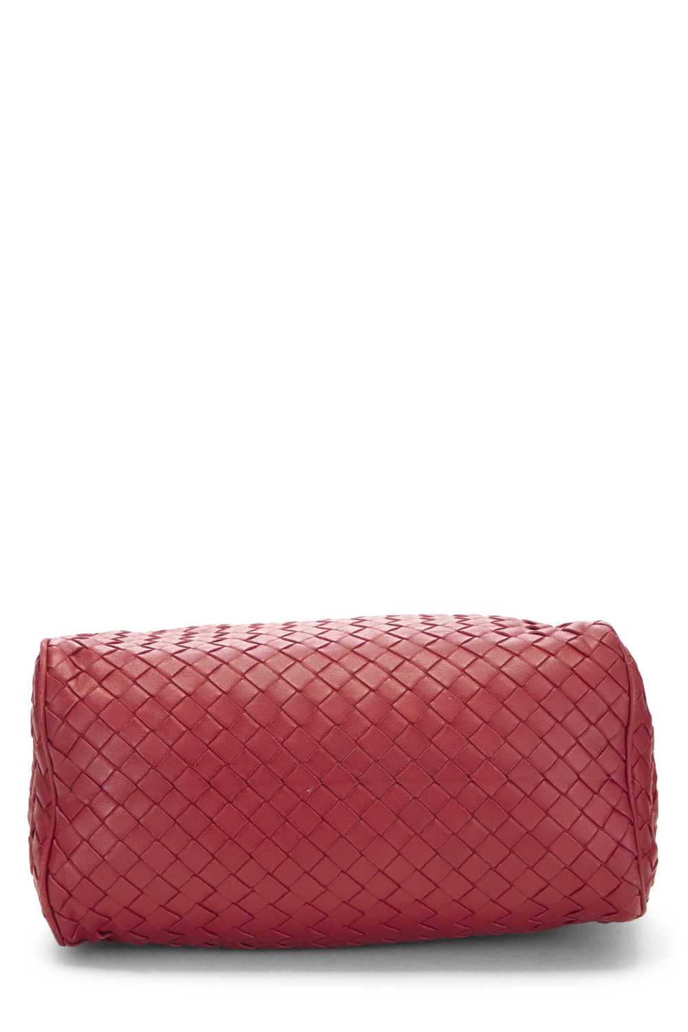 Red Intrecciato Leather Boston Send in SMS Send i… - image 5