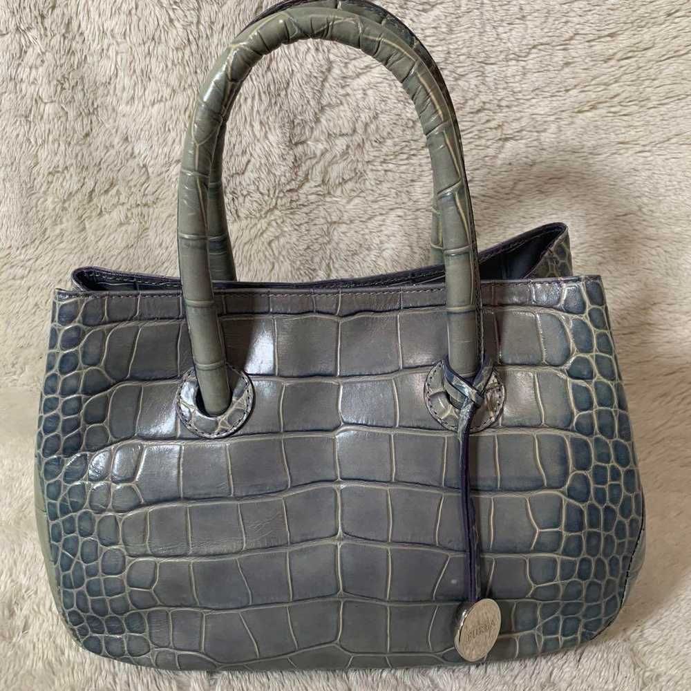 Unused Class ✨ FRULA Furla Tote Bag Handbag Croco… - image 2