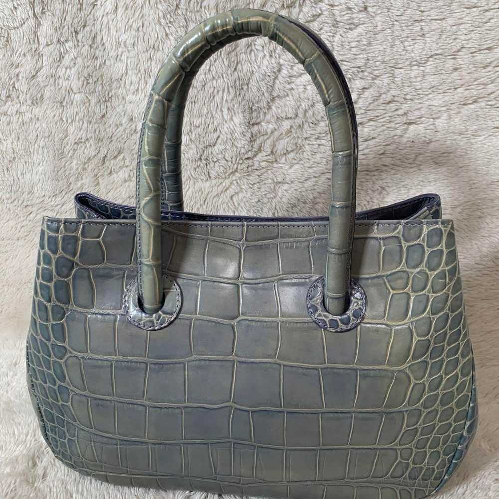 Unused Class ✨ FRULA Furla Tote Bag Handbag Croco… - image 4