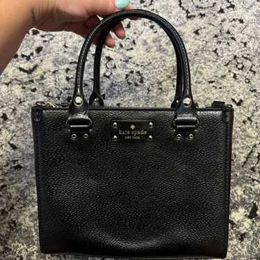 Vintage Kate Spade black leather bag