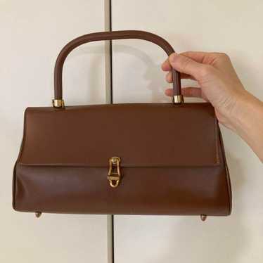 【Vintage】Brown Leather Handbag - image 1