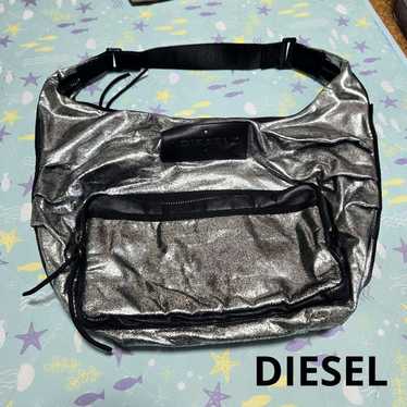 DIESEL Silver Shoulder Bag