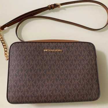 MICHAEL KORS Shoulder Bag Brown Excellent Conditi… - image 1