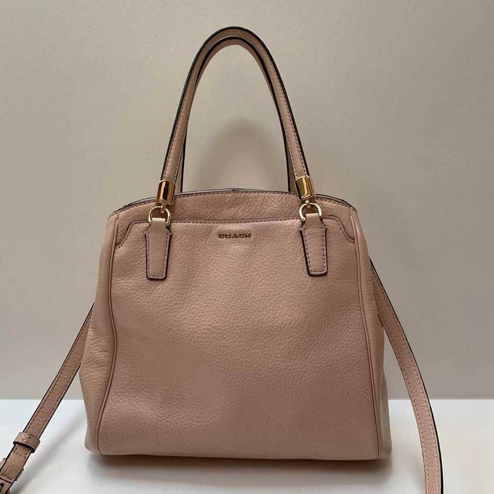 Coach Shoulder Bag Smokey Pink - image 1