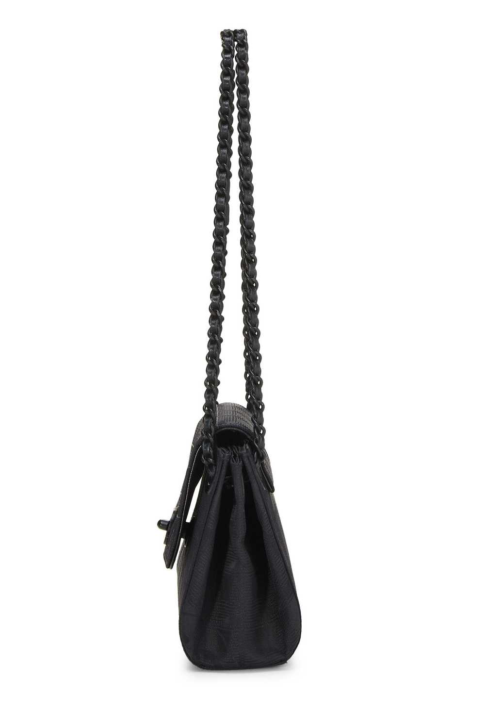 Black Nylon Travel Line Shoulder Bag Mini Send in… - image 3