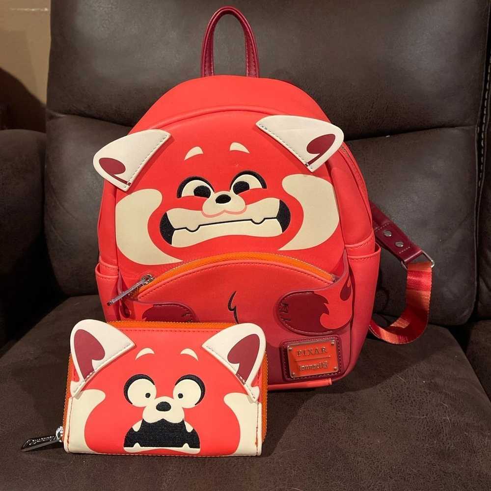 Mei Mei Loungefly Backpack & wallet Disney Pixar - image 1