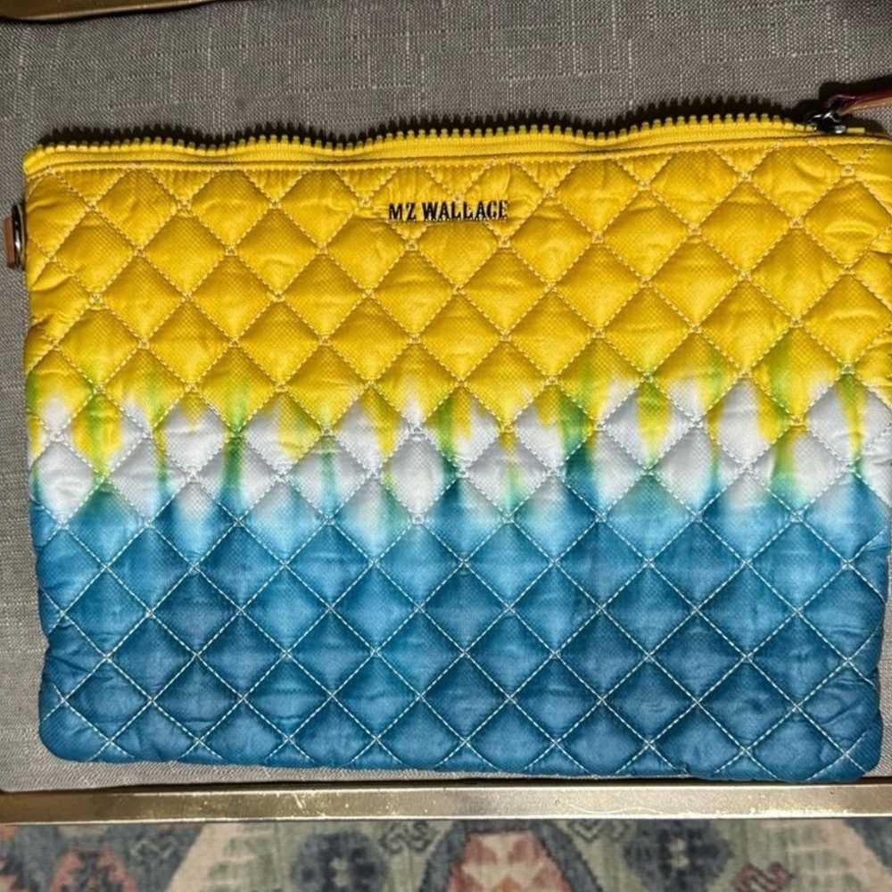 MZ Wallace quilted  ombré  clutch /pouch/make up … - image 3