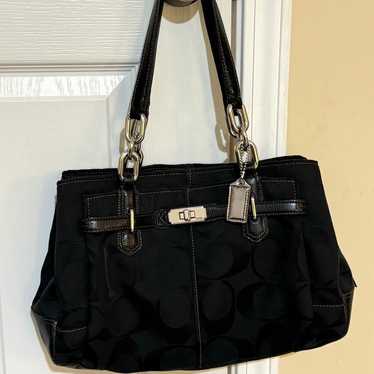 Coach Chelsea good Black Leather Jayden EW Carryall #F17811