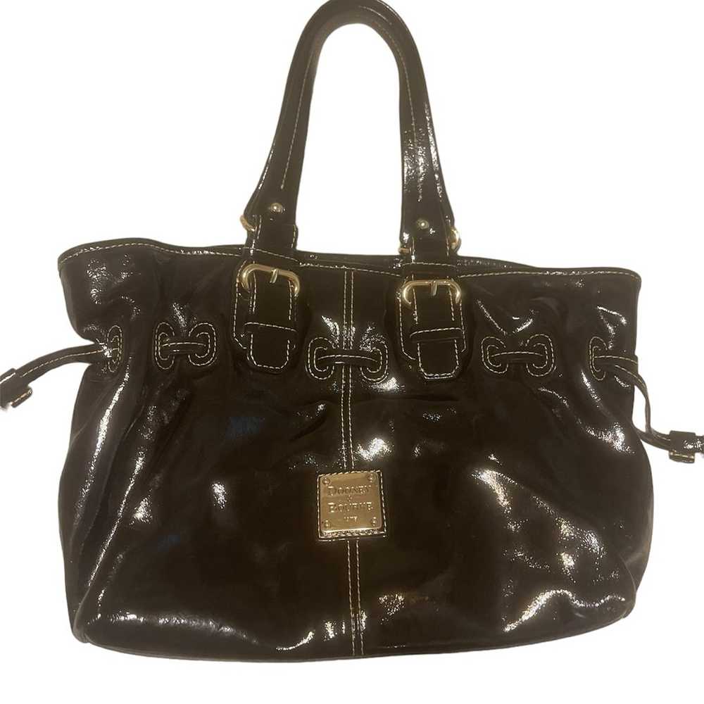 Dooney & Bourke Patent Leather Black Purse Chiara - image 2