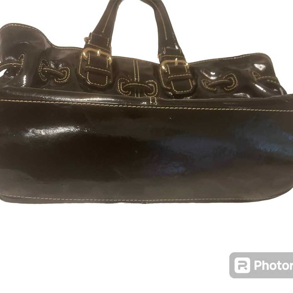 Dooney & Bourke Patent Leather Black Purse Chiara - image 4