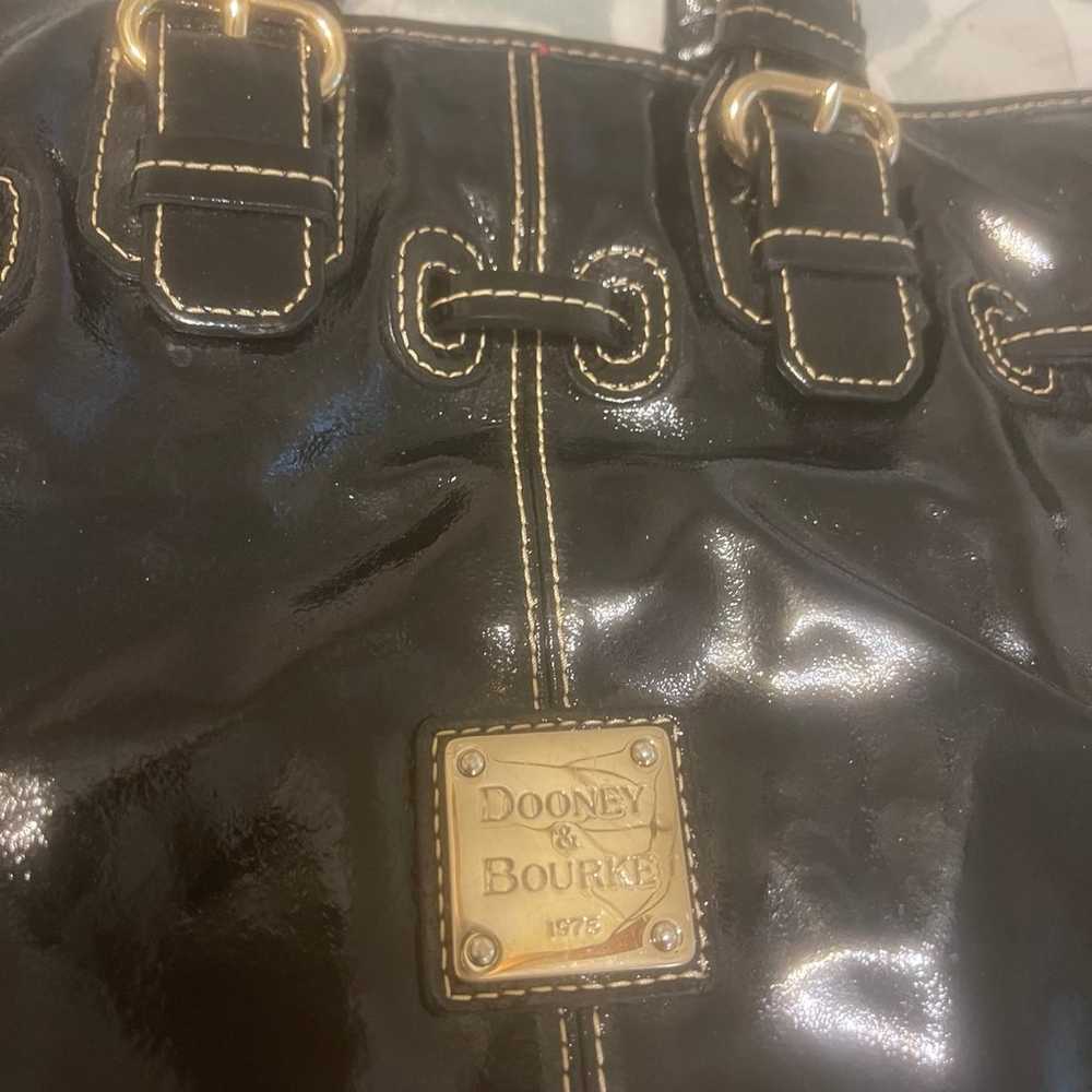 Dooney & Bourke Patent Leather Black Purse Chiara - image 5